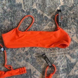 ARK SWIMWEAR NWT TANGERINE BIKINI TOP SMALL